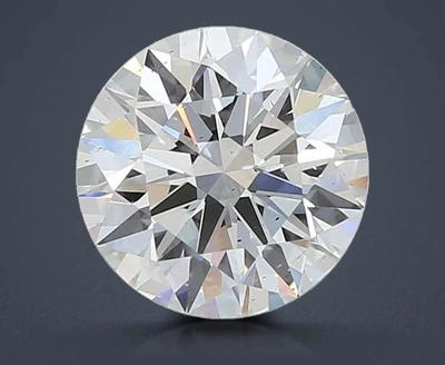 2.03ct D SI1 Rare Carat Ideal Cut Round Lab Grown Diamond