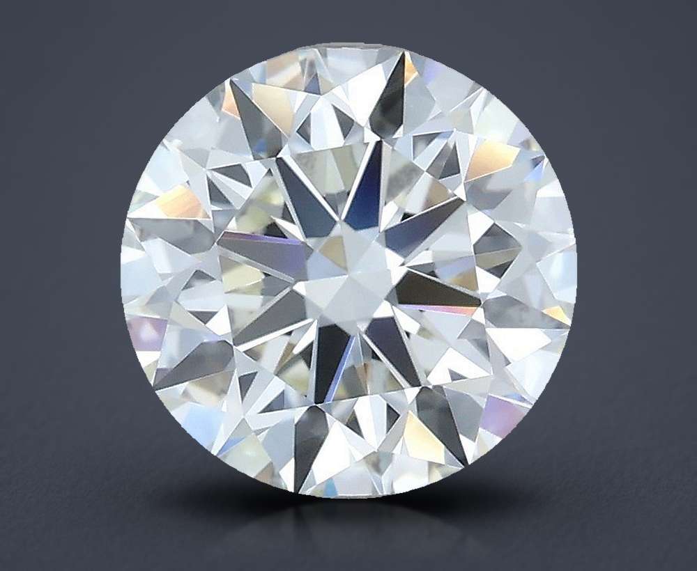 1.61ct J IF Ideal Cut Round Diamond
