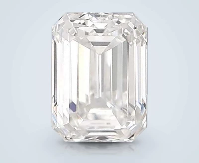 2.54ct E VS2 Rare Carat Ideal Cut Emerald Lab Grown Diamond