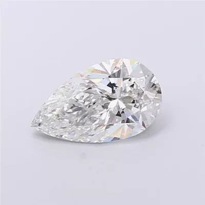 2.58ct F VS2 Rare Carat Ideal Cut Pear Lab Grown Diamond