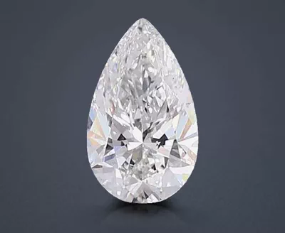 2.58ct F VS2 Rare Carat Ideal Cut Pear Lab Grown Diamond