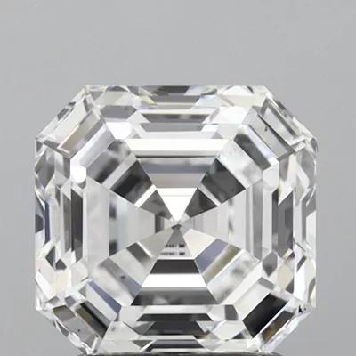 2.02ct D VS1 Rare Carat Ideal Cut Asscher Lab Grown Diamond