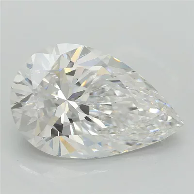 3.33ct E VS1 Rare Carat Ideal Cut Pear Lab Grown Diamond