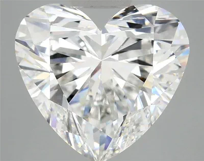 6.32ct E VVS2 Rare Carat Ideal Cut Heart Lab Grown Diamond