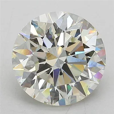 3.04ct J VS1 Ideal Cut Round Lab Grown Diamond