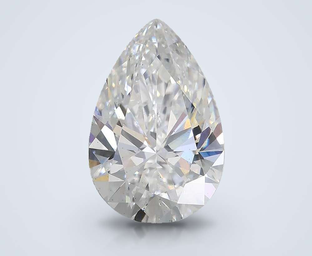 2.03ct D SI1 Rare Carat Ideal Cut Pear Lab Grown Diamond