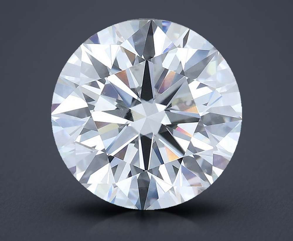 2.56ct G VS2 Rare Carat Ideal Cut Round Diamond