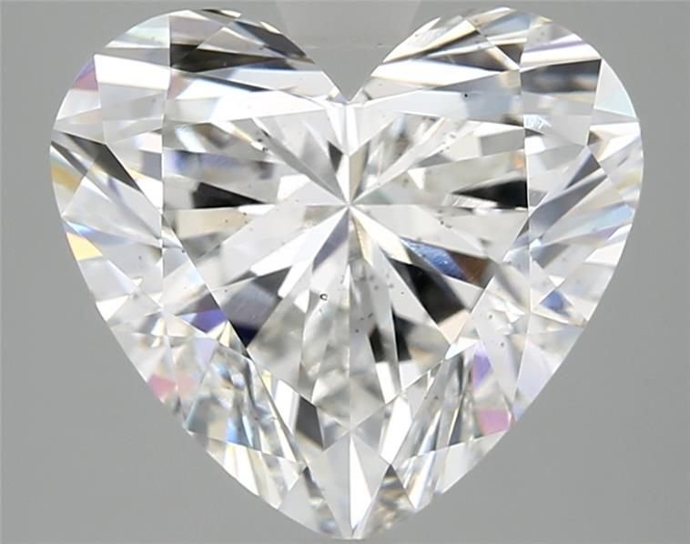 5.10ct E SI1 Rare Carat Ideal Cut Heart Lab Grown Diamond