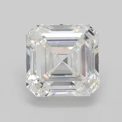 7.06ct E VVS2 Rare Carat Ideal Cut Asscher Lab Grown Diamond