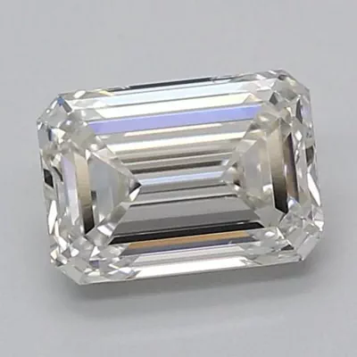 1.53ct F VS2 Rare Carat Ideal Cut Emerald Lab Grown Diamond