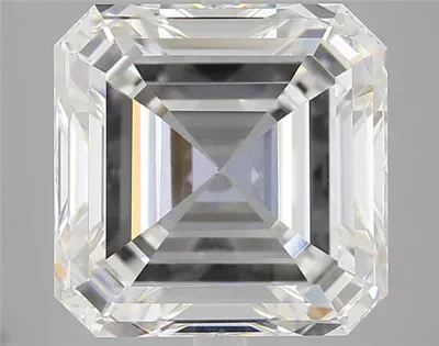 9.00ct F VS1 Very Good Cut Asscher Lab Grown Diamond