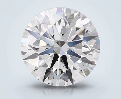 4.71ct F SI1 Rare Carat Ideal Cut Round Lab Grown Diamond