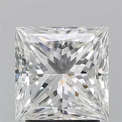 2.27ct G SI2 Rare Carat Ideal Cut Princess Diamond