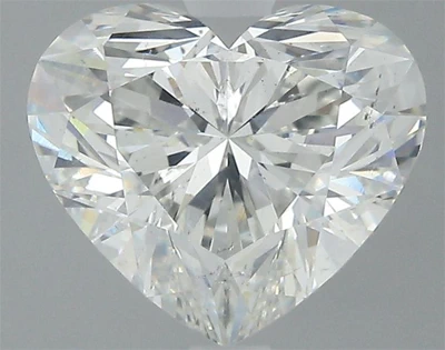 3.06ct I SI2 Rare Carat Ideal Cut Heart Diamond