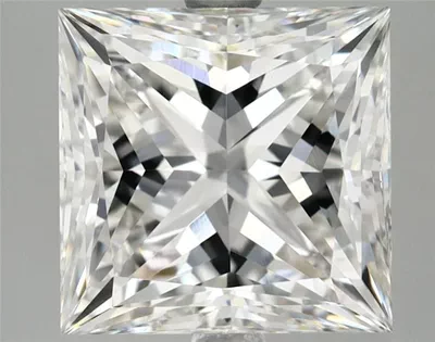 5.21ct F VS1 Rare Carat Ideal Cut Princess Lab Grown Diamond