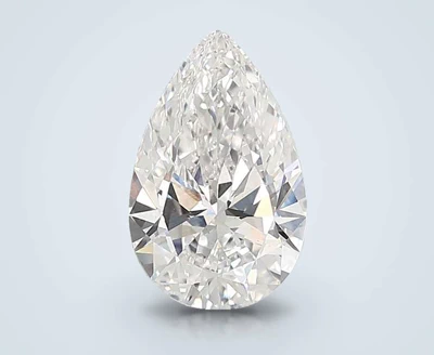 3.07ct F VS1 Rare Carat Ideal Cut Pear Lab Grown Diamond