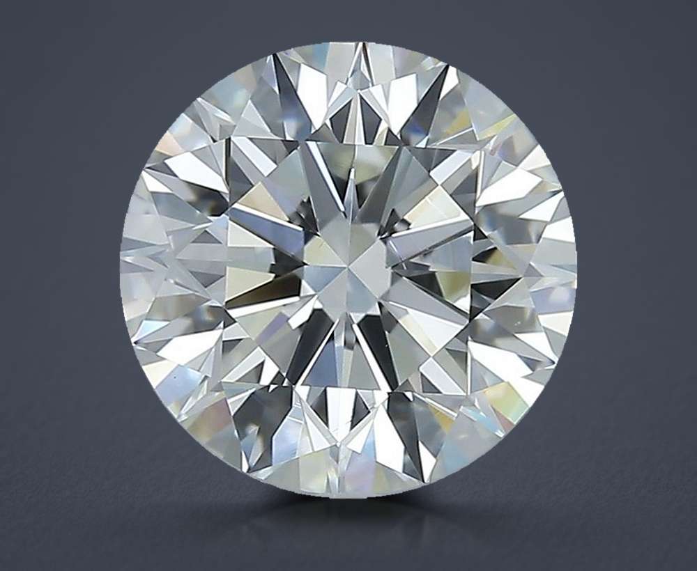 3.51ct I VS2 Rare Carat Ideal Cut Round Diamond