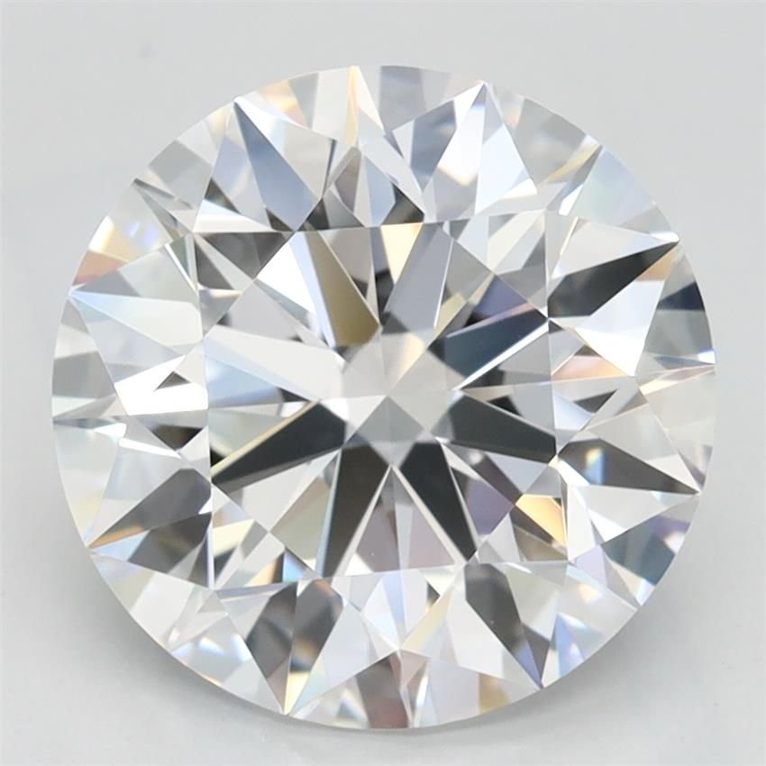 3.42ct D IF Rare Carat Ideal Cut Round Lab Grown Diamond