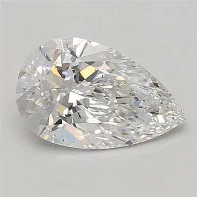 1.58ct D VS2 Rare Carat Ideal Cut Pear Lab Grown Diamond