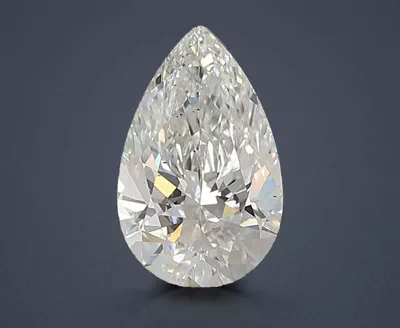 1.58ct D VS2 Rare Carat Ideal Cut Pear Lab Grown Diamond
