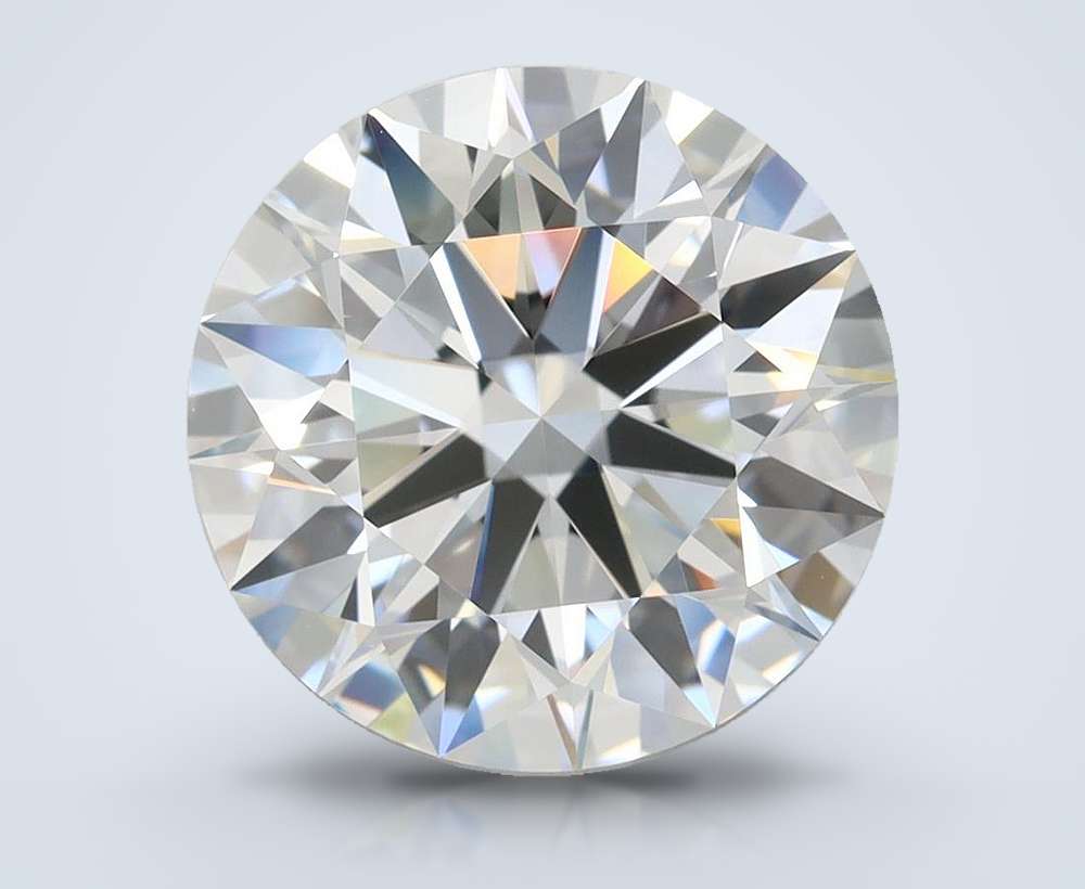 4.16ct D FL Rare Carat Ideal Cut Round Lab Grown Diamond