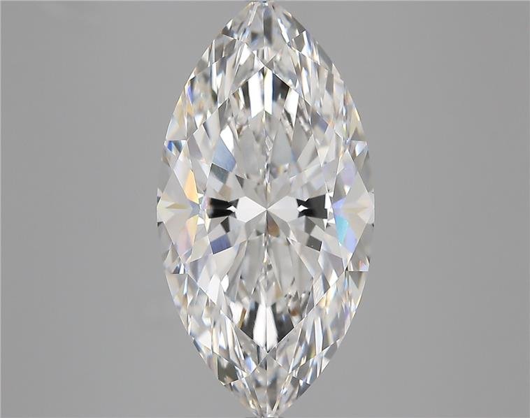 6.08ct F VVS2 Very Good Cut Marquise Lab Grown Diamond