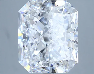 7.08ct D FL Rare Carat Ideal Cut Radiant Diamond