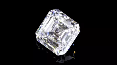 5.05ct D FL Rare Carat Ideal Cut Asscher Diamond