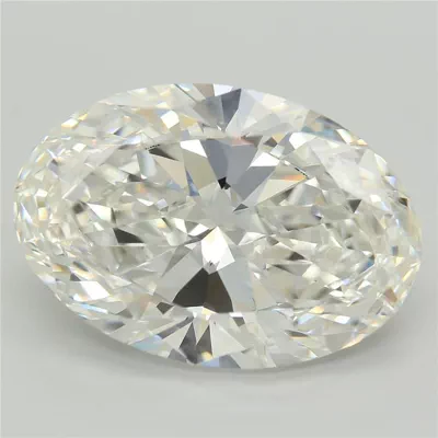 8.14ct F VVS2 Very Good Cut Oval Lab Grown Diamond