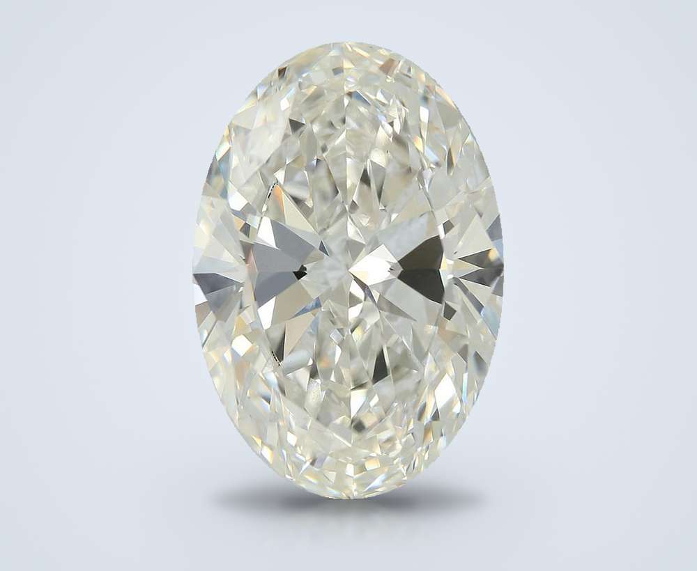 8.14ct F VVS2 Very Good Cut Oval Lab Grown Diamond