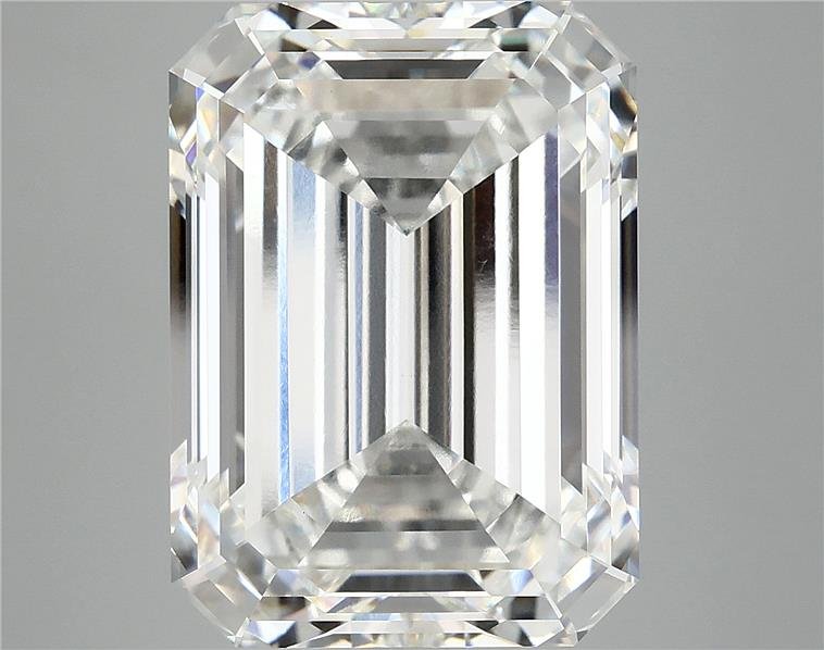 12.30ct F VVS2 Rare Carat Ideal Cut Emerald Lab Grown Diamond