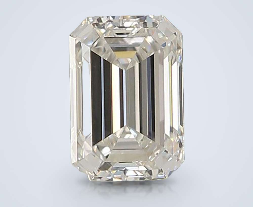 1.50ct F VVS2 Rare Carat Ideal Cut Emerald Lab Grown Diamond