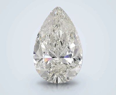3.02ct I SI2 Rare Carat Ideal Cut Pear Diamond