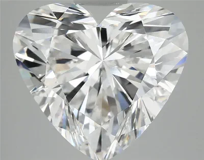 6.18ct E VVS2 Rare Carat Ideal Cut Heart Lab Grown Diamond