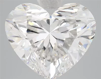 4.58ct F VVS2 Rare Carat Ideal Cut Heart Lab Grown Diamond