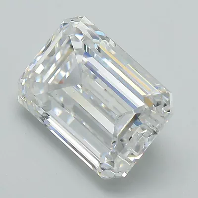 5.01ct E VS2 Rare Carat Ideal Cut Emerald Lab Grown Diamond