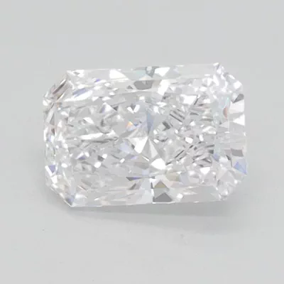 1.01ct D VVS2 Rare Carat Ideal Cut Radiant Lab Grown Diamond