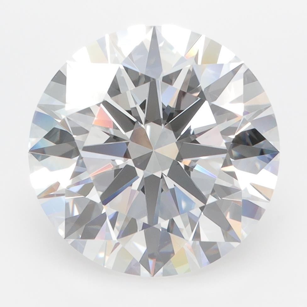 3.90ct D FL Rare Carat Ideal Cut Round Lab Grown Diamond
