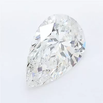 1.57ct E VS2 Rare Carat Ideal Cut Pear Lab Grown Diamond
