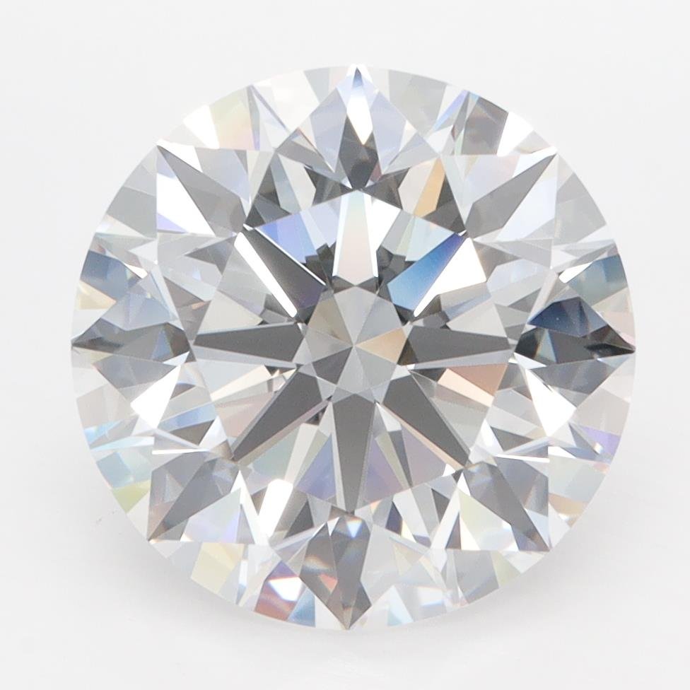 5.06ct D VVS1 Rare Carat Ideal Cut Round Lab Grown Diamond