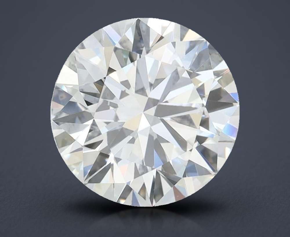 2.95ct E VVS1 Excellent Cut Round Lab Grown Diamond