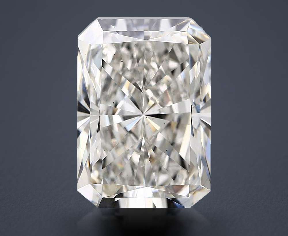 15.00ct G VS2 Rare Carat Ideal Cut Radiant Lab Grown Diamond