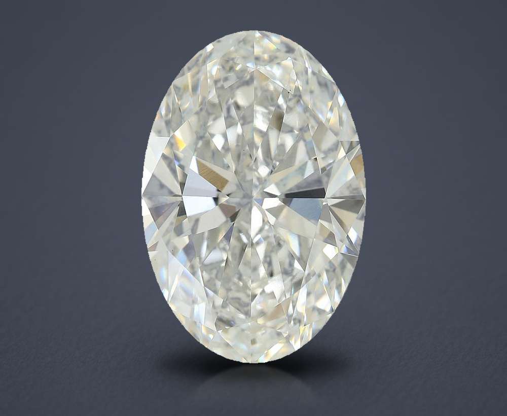 7.57ct E VS1 Rare Carat Ideal Cut Oval Lab Grown Diamond