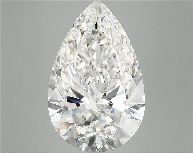 10.39ct F VVS2 Rare Carat Ideal Cut Pear Lab Grown Diamond