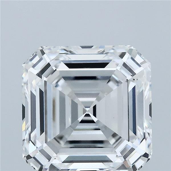 5.11ct E VS1 Rare Carat Ideal Cut Asscher Lab Grown Diamond