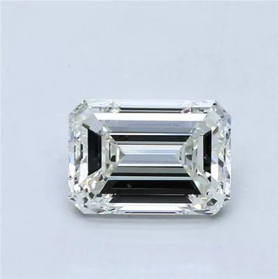 2.00ct J IF Rare Carat Ideal Cut Emerald Diamond
