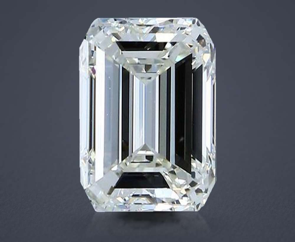2.00ct J IF Rare Carat Ideal Cut Emerald Diamond