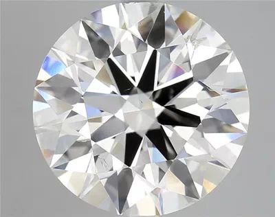 5.71ct J SI2 Rare Carat Ideal Cut Round Diamond