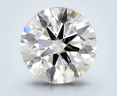 5.71ct J SI2 Rare Carat Ideal Cut Round Diamond