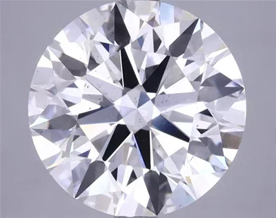 4.44ct F SI1 Rare Carat Ideal Cut Round Lab Grown Diamond